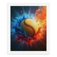thumbnail image 5 of Paint By Numbers Kit for Adults Beginner - DIY Baseball Fire Water Contrast Canvas Painting Kits for Adults, Frameless Paint By Number for Adults for Home Wall Decor 16x20 Inch, 5 of 7