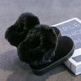 thumbnail image 6 of Casual Ankle Boots for Girls Slip-On Soft Boots with Flat Sole Fleece Lined Faux Fur Comfy Winter Footwear Winter Fashion Footwear Foe Little And Big Girls, 6 of 7
