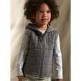 thumbnail image 2 of Modern Moments by Gerber Toddler Boy Quilted Hooded Zip Vest, Sizes 12M-5T, 2 of 10
