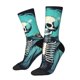 thumbnail image 1 of Balery Vintage Skull Beer Calcetas Largas con Estampado para Hombre y Mujer – Suaves y Transpirables, Talla Única (US 5-11), 1 of 6