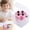 Pink, variant on 4-in-1 Math Roller Stamp Randomized Addition Subtraction Multiplication Division Set with Ink