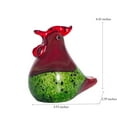 thumbnail image 2 of 1pcs Crystal Chicken Figurine Collection Animal Paperweight Table Centerpiece，Green, 2 of 4