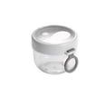 thumbnail image 1 of Vaso portátil de cereales impermeable de 600 ml con tapa y cuchara - Recipiente de avena apto para microondas para desayuno, viajes y preparación de comidas, 1 of 2