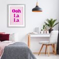 thumbnail image 2 of Stupell Industries Ooh La La over Pink Stripes Gray Framed Print Under Glass design by Pooja Dave, 23 x 17, 2 of 10