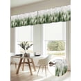 thumbnail image 6 of Green Mist Forest Valances for Windows, Foggy Mountain Tree Nature Landscape Light Filtering Kitchen Curtains, Rod Pocket Window Valance Curtains for Living Room Bedroom, 54" W x 18" L, 2 Panels, 6 of 9