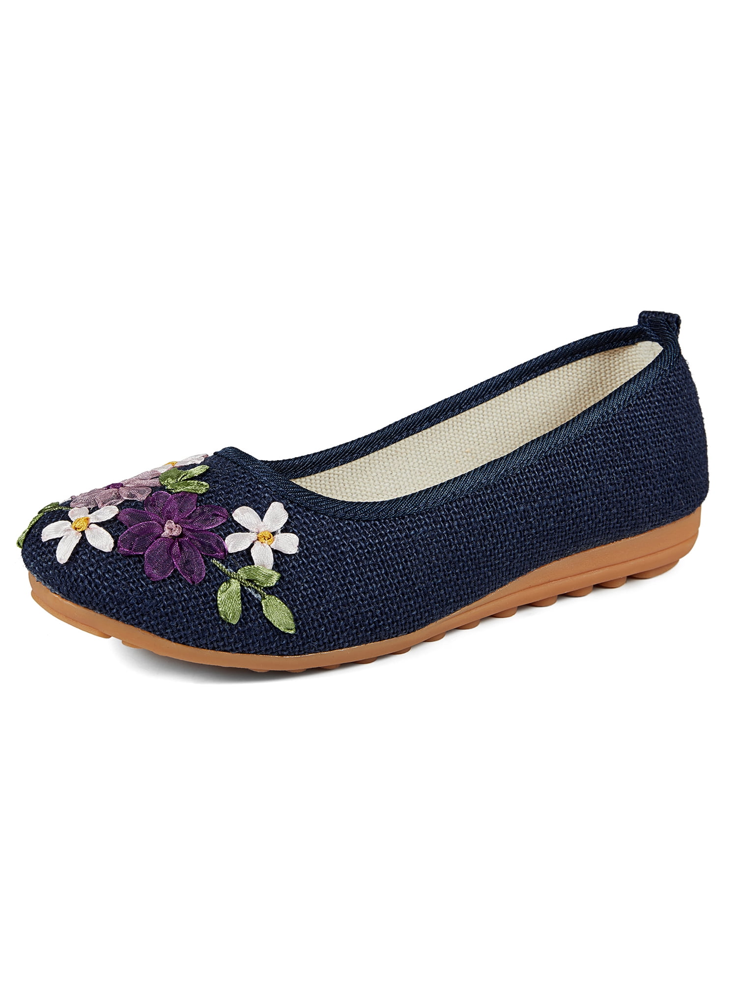 floral flats shoes