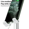 thumbnail image 6 of DEWIN Cell Phone Stand, Adjustable Angle Height Phone Stand for Desk Foldable/Portable Phone Holder Compatible with All Mobile Phones White, 6 of 9
