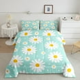 thumbnail image 2 of Castle Fairy White Daisy 2pcs Bedding Comforter Set for Teens,Polka Dots Twin Comforter Sets,Spring Graden Breathable Bedding Set,Microfiber Bedroom Decor, 2 of 8