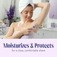 thumbnail image 2 of Skintimate Exotic Violet Blooms Scented Disposable Razors for Women, 2 of 9