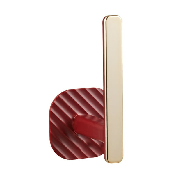 Monstrate Gancho largo montado en la pared Traceless Super Succión Vacío sin costuras Estante de almacenamiento Organizador de cocina Organizadores de utensilios de cocina Rojo