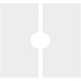 thumbnail image 4 of 14"OD x 3"ID x 4 3/4"C x 1"P Knox Architectural Grade PVC Contemporary Ceiling Medallion, Two Piece, 4 of 11