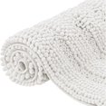 thumbnail image 1 of CHUN YI Anti-slip Bathroom Mat Absorbent Plush Polyester, 16"x24", White, 1 of 6