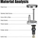 thumbnail image 3 of Quick Release Toilet Seat Fixings, Quick Release Toilet Seat Hinges Top Fittings Universal Toilet Seat Hinge Fittings For Wc Toilet Blind Holes 2 Pac, 3 of 5