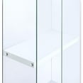 thumbnail image 5 of Picket House Furnishings Maxwell Tempered Glass Display Cabinet in Clear, 5 of 9
