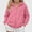 Pink, variant on NAISIBABY Girls' Fleece-Lined Hooded Zip-Up Sweatshirt – Solid Color Long Sleeve Casual Jacket Pink Size 11