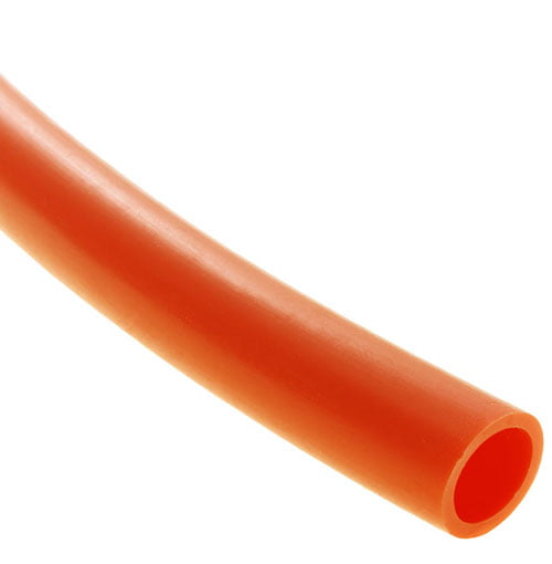 Firm Durable Orange Tubing Food/Beverage Inner Dia 3/8" Outer Dia 1/2" 100 ft 