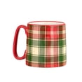 thumbnail image 4 of 10 Strawberry Street Bella Holiday Mug Tartan, Set of 4, 4 of 7