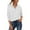 White, variant on KHONTS Women's Polo V Neck Long Sleeve Sweaters Plus Size Lightweight Dressy Casual Business Basic Knit Pullover Top 2025 Fall Outfits White XL