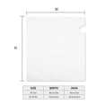 thumbnail image 6 of Mailbox Sleeve Reusable Waterproof Arc Opening With Soft Magnetic Strip Easy To Install Uv Protection 21x18 In White, 6 of 8