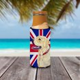 thumbnail image 3 of Carolines Treasures LH9490MUK Labrador with English Union Jack British Flag Ultra Hugger for slim cans Slim Can, 3 of 6