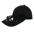 thumbnail image 1 of Sombrero con ventilador solar para hombre y mujer | Visera ajustable con miniventilador incorporado | Protección solar de verano para adultos y niños, 1 of 2