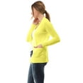 thumbnail image 2 of Women's Open Front Knit Long Sleeve Pockets Sweater Slim Cardigan, 2 of 5