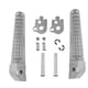 thumbnail image 2 of 2 estriberas traseras para pasajero de motocicleta para Honda. Plata, 2 of 9