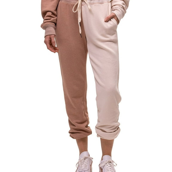 n:philanthropy Womens Roma Casual Jogger Pants, Brown, Small