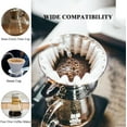 thumbnail image 6 of Small Coffee Filter Paper For 1-2 Cups, 100 Disposable Filter Baskets To Prevent Coffee Grounds From Spilling, For Small Coffee Machines, Single-Cup Coffee Pots, Pour-Over Coffee, Restaurants, Cafes., 6 of 7