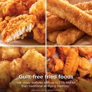 Ninja Air Fryer Pro XL 5-Qt, 3-in-1, 400°F Air Crisp Technology, Nonstick Crisper Plate, AF140WMNV Navy