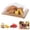 Rectangle, variant on Pinbtre Wooden Cake Stand with Lid 10.6" Round Cookie Display Tray Multi-Functional Serving Platter or Loaf Cakes, Bread Fruit Cheese Veggie Storage