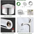thumbnail image 4 of 3-piece Faucet Filter Accessories Set - Water Saving Aerator, 4 of 5