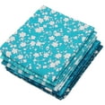 thumbnail image 3 of Threadart 5 Fat Quarters Fabric Bundles - Teal Vintage Prints 100% Cotton - Quilting and Sewing, 3 of 8