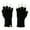 Black, variant on Lightweight Fingerless Wool Gloves