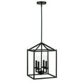 thumbnail image 6 of 4-Light Pendant Light Kithen Island Matte Black Ceiling Mount Light Fixture for for Bedroom, Dining Room, Living Room, Dining Table, Bars, 6 of 9