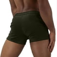 thumbnail image 5 of Vhkiploz Summer Running Shorts for Men's Beachwear Daily Board Shorts Solid Color Elastic Workout Sporty Athletic Shorts, 5 of 5