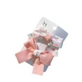 thumbnail image 2 of Aoanydony Pack of 2 Female Hairpins Colorful Headdress Hair Pin Bowknot Fashion Students Decorative Clip Graduation Birthday Party Pink, 2 of 6