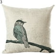 thumbnail image 5 of Yirtree Porch Patio Birds Throw Pillow Covers for Spring Farmhouse Decoration Outdoor Furnitures Décor Decorative Cushion 18x18, 5 of 5
