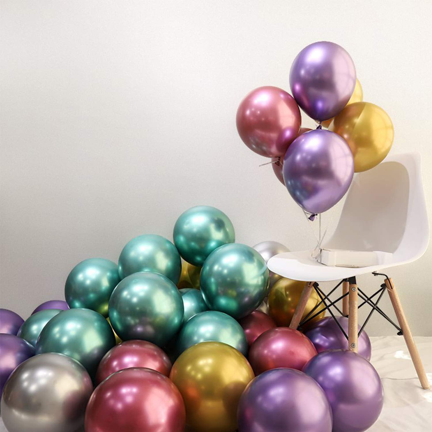 Details about   100 Metallic Pink Latex balloons Helium Quality Birthday Wedding party Decor 