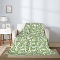thumbnail image 2 of Sikiie Cute Crocodile Cozy Flannel Fleece Throw Blanket: Lightweight & Thick for All Seasons - Perfect for Women, Men, & Kids"80"x60", 2 of 6