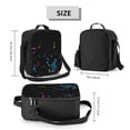 thumbnail image 2 of Kdxio Notes Musicales Colorées pour Sac à Lunch Isolé pour Travail École Voyage avec Sangle Réglable et Fermeture Éclair Sac Thermique Léger, 2 of 7
