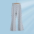 thumbnail image 2 of Gibobby Little Girls Sweatpants Wide Leg Drawstring Baggy Pants Straight Leg Athletic Trousers with Pockets 2T 3T 4T 5T 6T 7T 8T Girls Athletic Pants(11-12T,Grey), 2 of 5