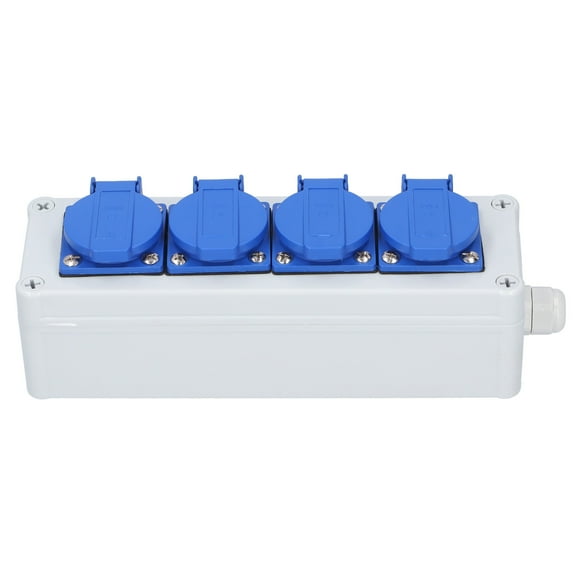 Outdoor Waterproof Socket Box with Switch Wall Power Rainproof Protection Electrical Outlets