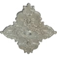 thumbnail image 3 of 67 1/4"W x 43 3/8"H x 4"ID x 2"P Melchor Diamond Ceiling Medallion (Fits Canopies up to 4"), Hand-Painted Flash Gold, 3 of 5