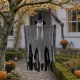 thumbnail image 6 of Hanging Halloween Decorations Outdoor, Spooky Halloween Decorations, Witch Decorations Outdoor, Halloween Hanging Decor, 1Pc Purple Skeleton Witch Hanging Ornament Suitable for, 6 of 7