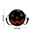 thumbnail image 2 of PALIFEUR Halloween Purses Gothic Novelty Shoulder Bag Pumpkin Crossbody Bag holiday Party Gift Candy Bag, Halloween Crossbody Bag for Women, Stylish Halloween Accessories, 2 of 9