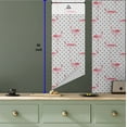 thumbnail image 6 of Ambesonne Retro Peel & Stick Wallpaper for Home, Flamingo Birds Polka Dots, 13"x36", Pale Pink White, 6 of 6