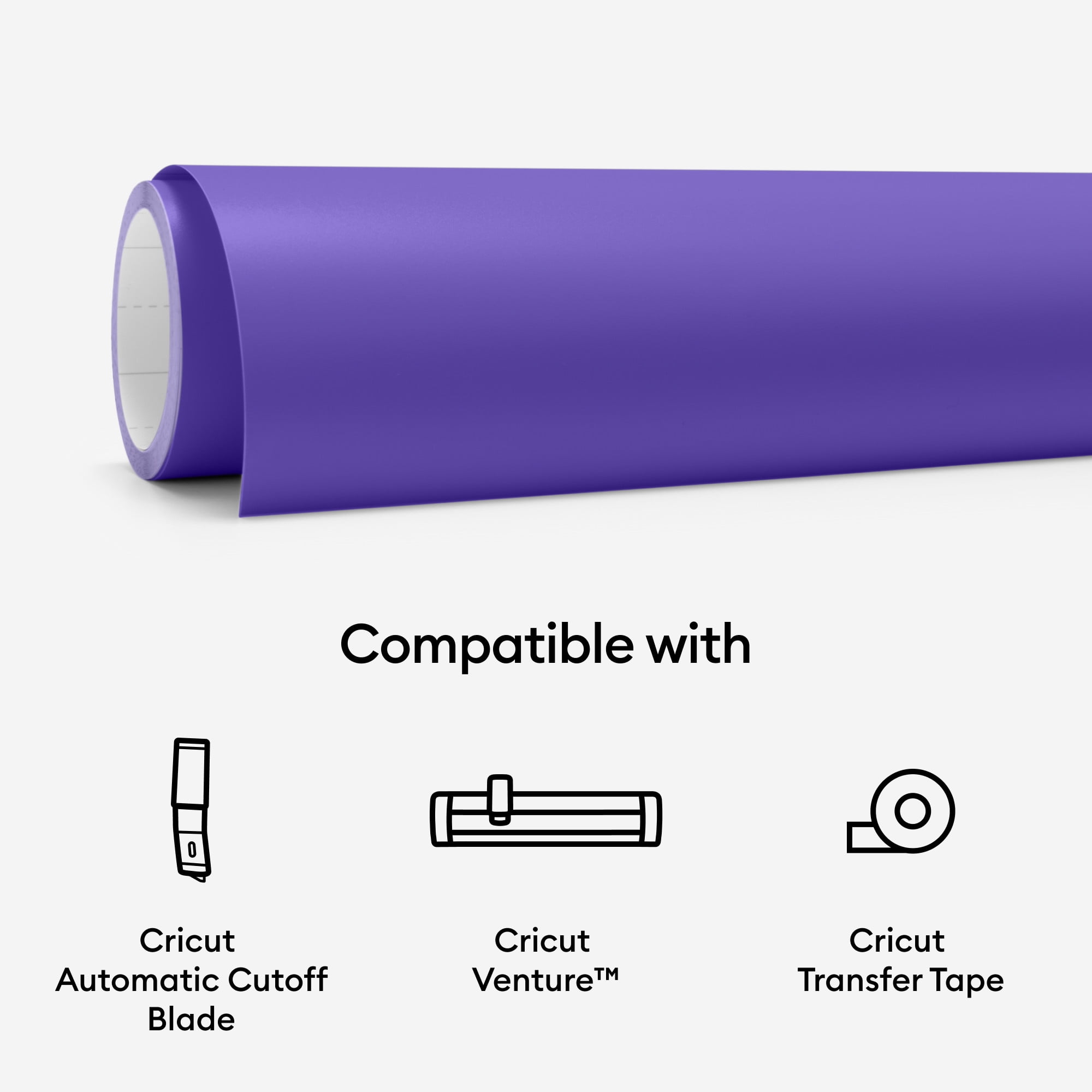 Cricut Venture Smart Vinyl Removable (25 in x 5 ft), 25" x 60"
