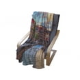 thumbnail image 4 of European Soft Flannel Fleece Blanket, Scenic Summer View at Sunset Copenhagen Denmark Old Scandinavian View City Europe, Cozy Plush for Indoor and Outdoor Use, 60" x 80", Multicolor, by Ambesonne, 4 of 6