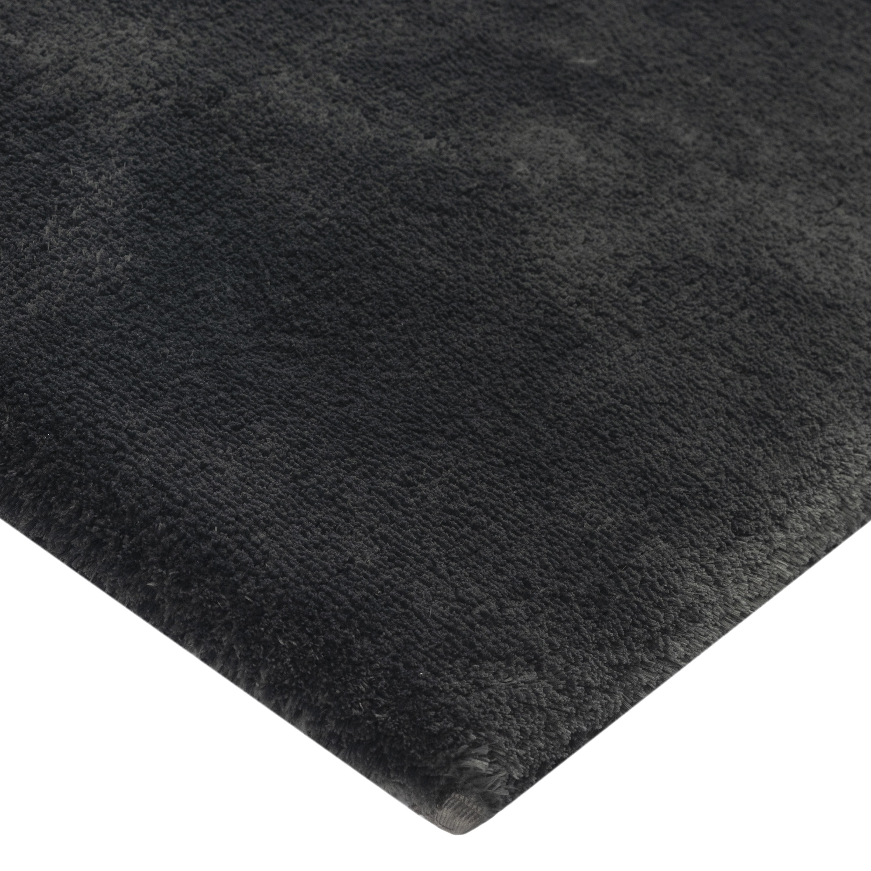 Hotel Style Grey 2-Piece Micro-Polyester 17" x 24" Bath Rug Set